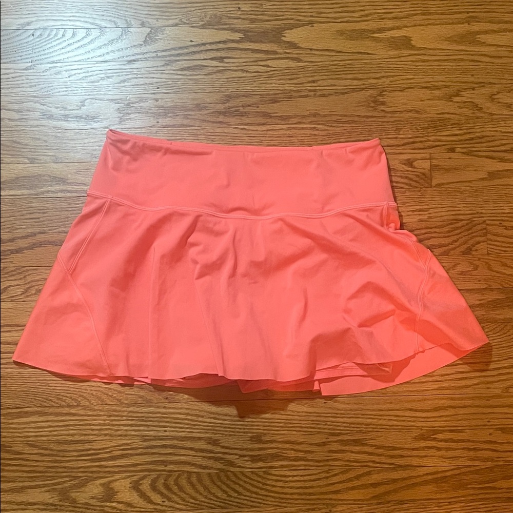 Athleta Bright Coral Skater Skirt